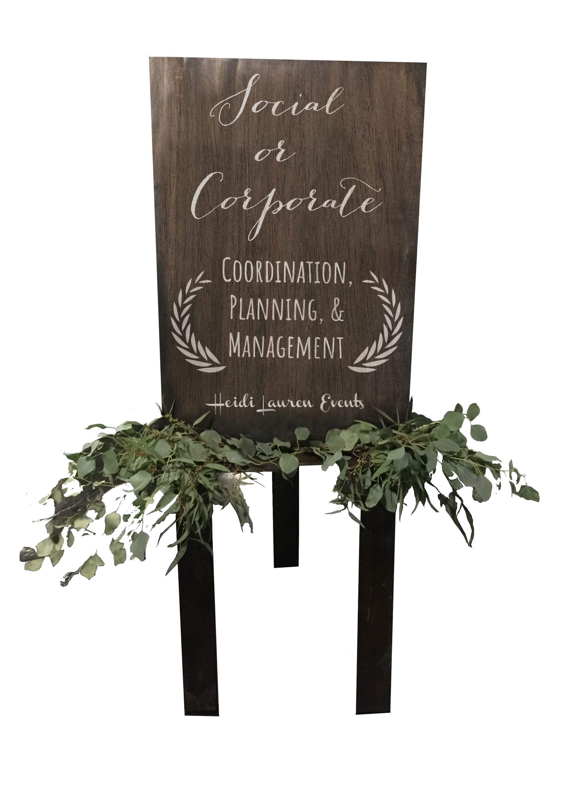 event welcome sign